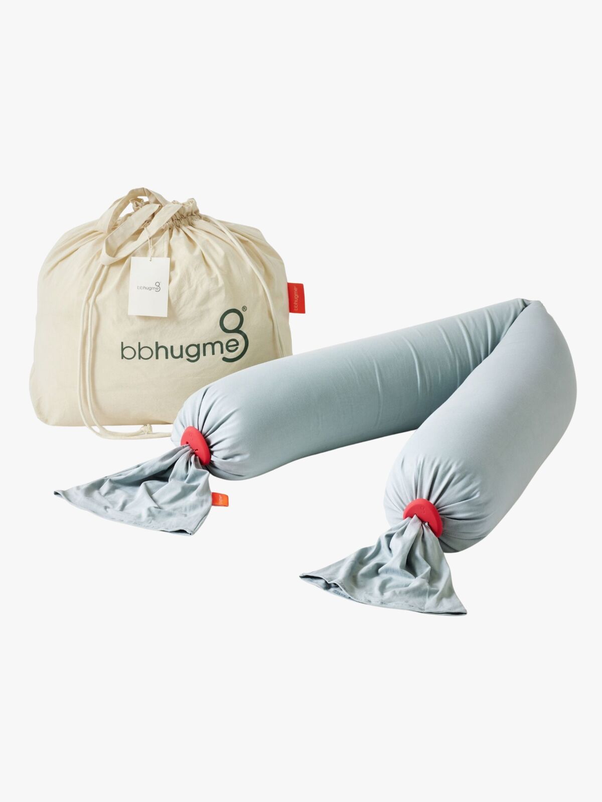 bbhugme Umstands- und Stillkissen Eucalyptus, Mintgrün