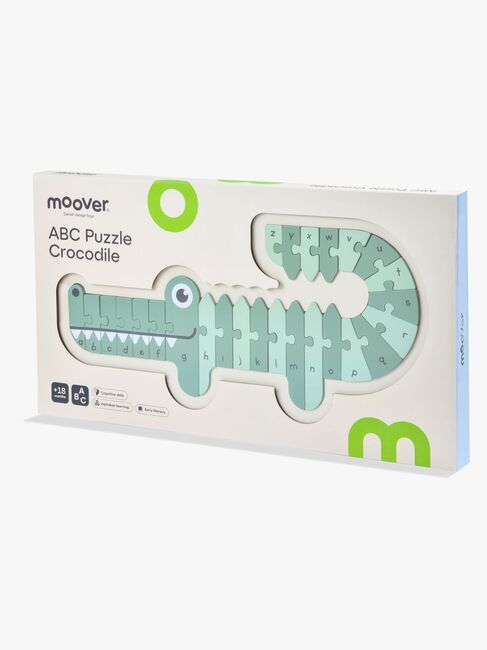MooverToys ABC-Puzzle Krokodil, Grün