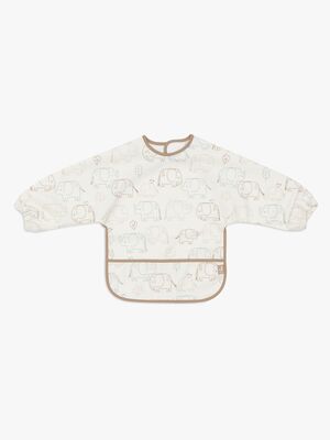 Jollein Lätzchen mit Ärmel Wasserdicht, Elephant Tales