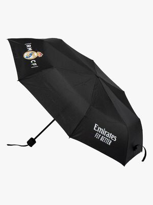 Real Madrid Taschen-Regenschirm, Schwarz