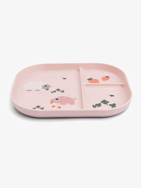 Done By Deer Tiny Farm Foodie Unterteilter Teller, Powder