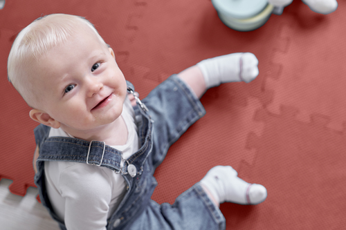 BabyDan Spielteppich, Warm Rose