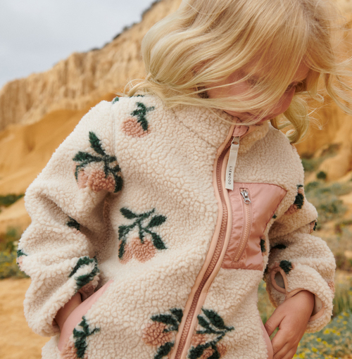 LIEWOOD Nolan Fleecejacke, Peach/Sea Shell