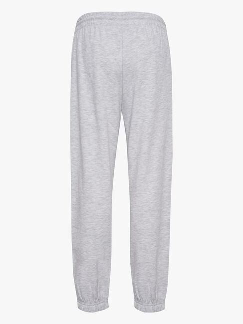 Hummel JR Loose Piping Jogginghose, Light Grey Melange/Black