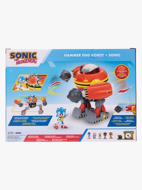 Sonic The Hedgehog Spielset mit Egg Hammer Roboter