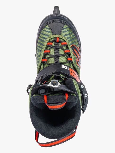 K2 Raider Ice Schlittschuhe, Grün/Orange