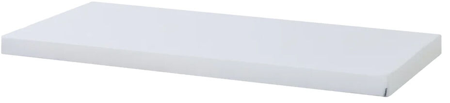 Hoppekids Schaumstoffmatratze inkl. Bezug 90 x 200 cm, Weiß