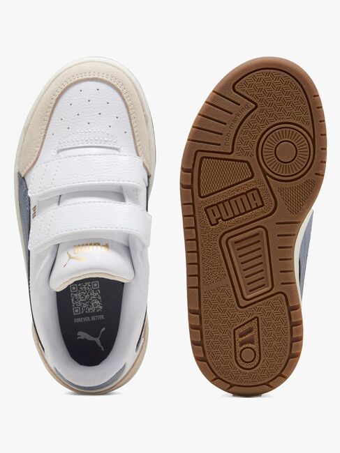 Puma Shuffle Downtown Lo OG V PS Sneaker, Sky/Gold