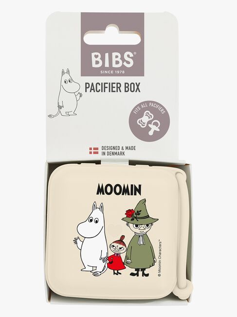 BIBS x Moomin Schnullerbox, Ivory