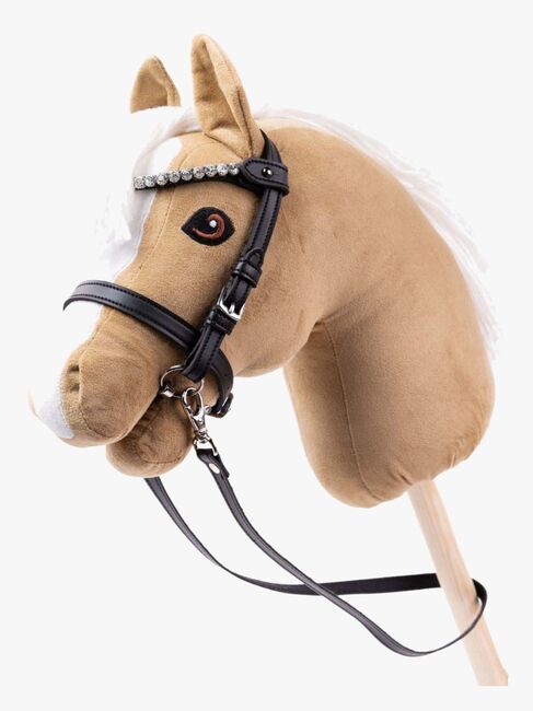 My Hobby Horse Zaumzeug mit Silbersteinchen, Braun