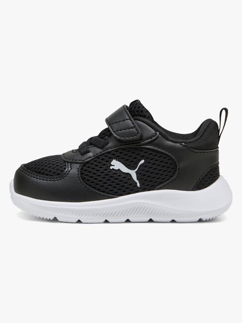 Puma Fun Racer 2 AC+ Infant Sneaker, Black/White