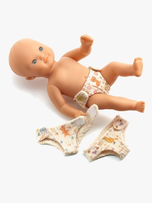 Djeco Windel-Set für Puppe 3er-Pack