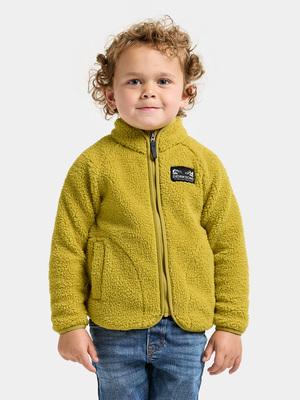 Didriksons Gibbs Fleecejacke, Yellow Pollen