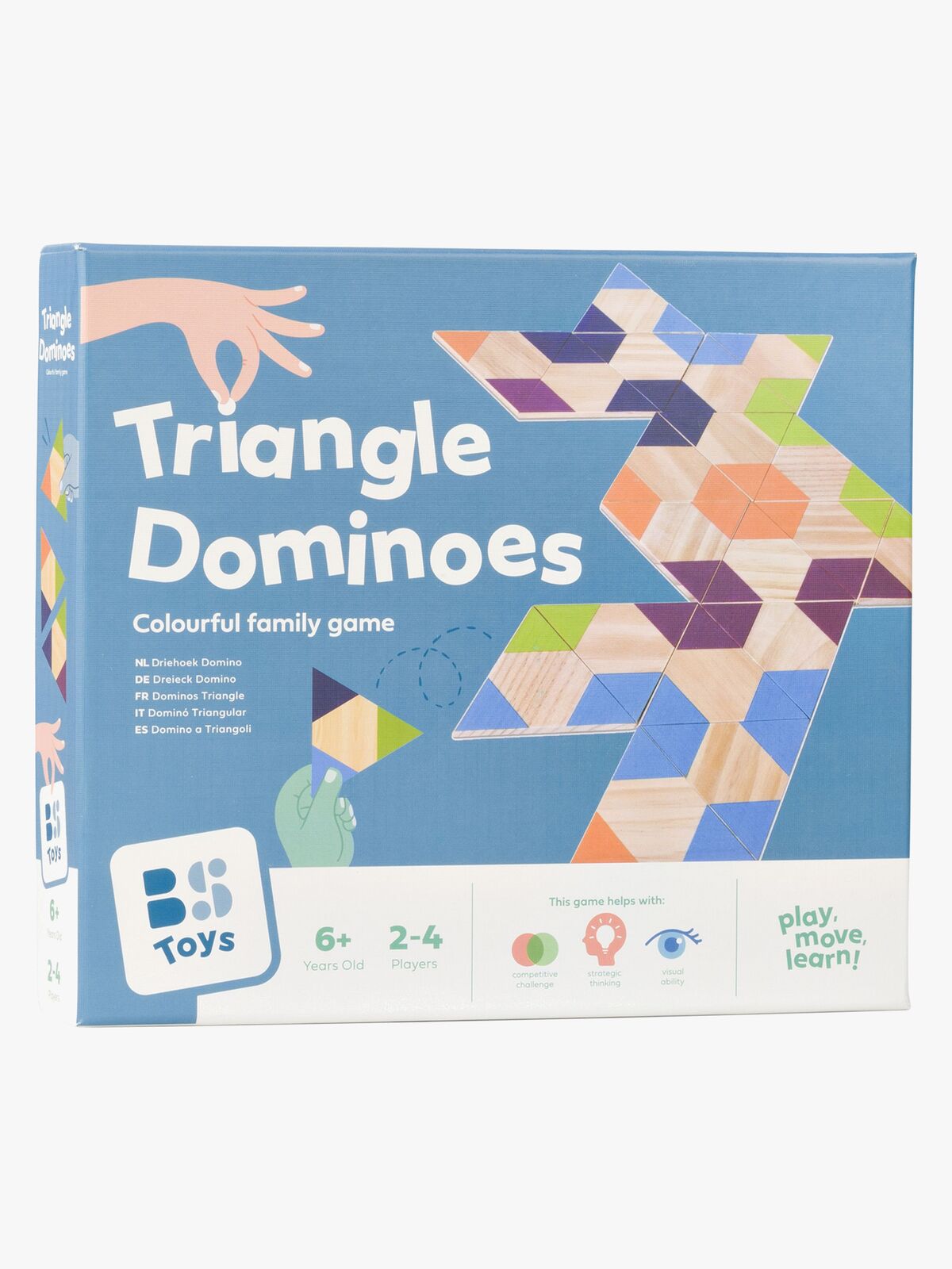 BS Toys Triangle Domino Kinderspiel