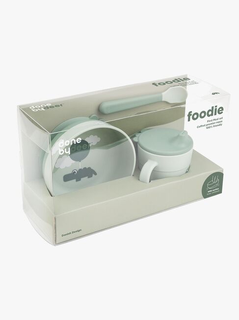 Done By Deer Foodie Geschirr-Set Happy Clouds, Green
