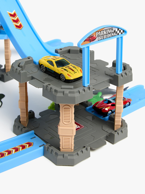 Alex's Garage Shark Autorennbahn & Garage XL