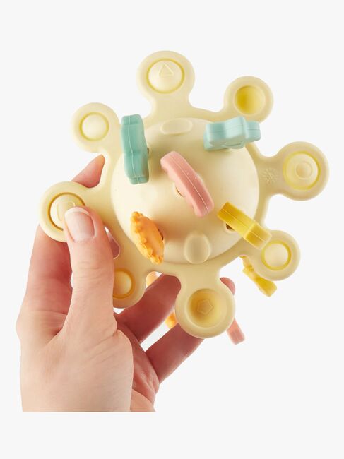 Bieco Montessori Silikon Aktivitätsspielzeug, Banana
