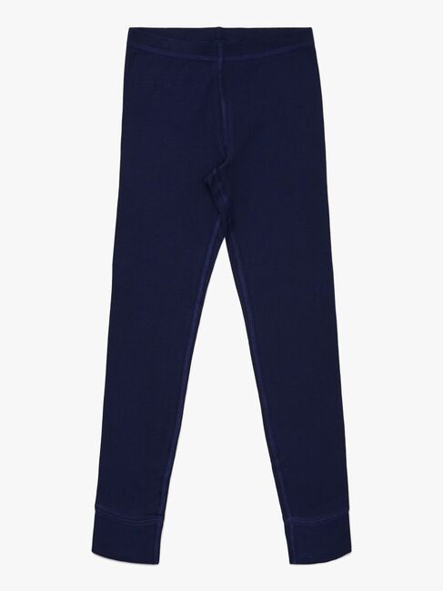 Luca & Lola Toto Lange Unterhose 2er-Pack, Navy/Stripes