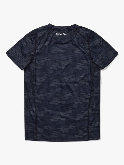 Hyperfied Logo T-Shirt, Grey Camo