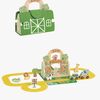 Tooky Toy Felt Zoo Autorennbahn