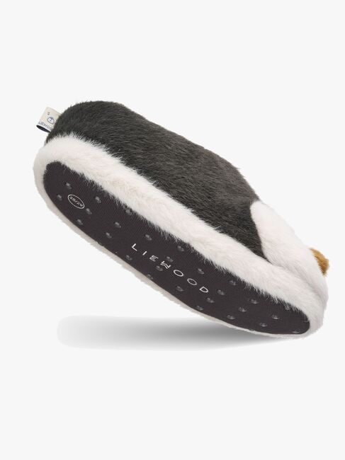 LIEWOOD Aviaja Penguin Hausschuhe, Sandy / Dark grey