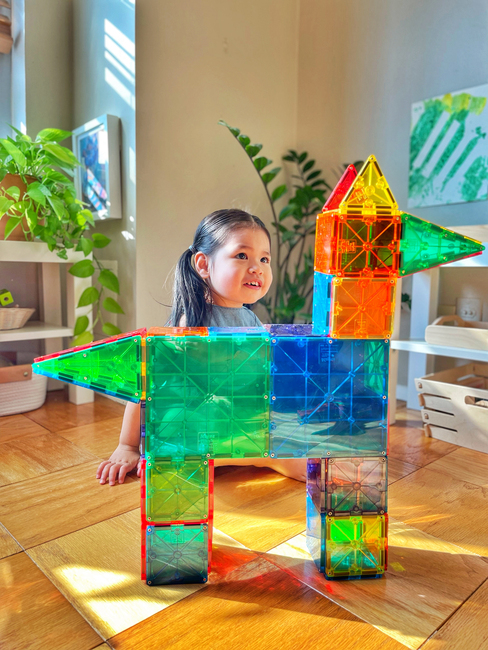 MAGNA-TILES Clear Colours Bausatz 100 Teile
