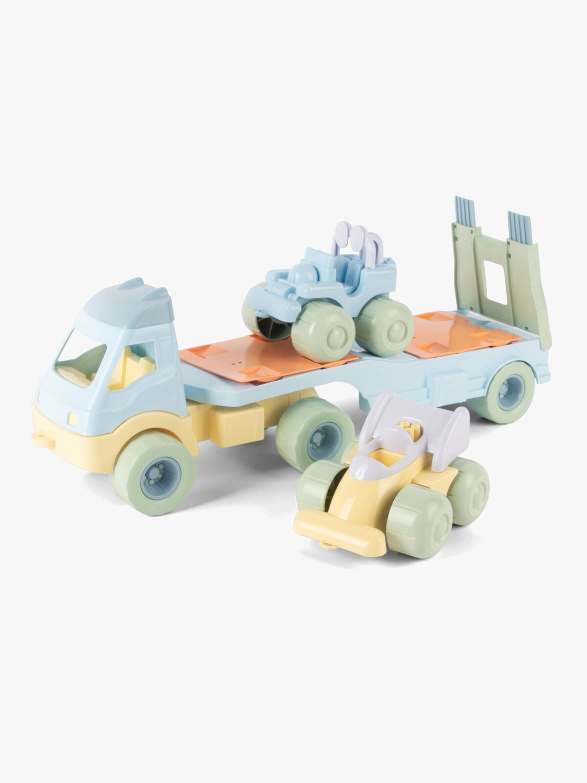 Dantoy Pastel Lastwagen mit Autos