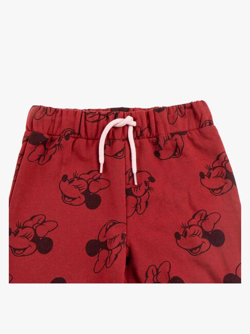Disney Minnie Maus Pulli & Hose Set, Rot/Rosa