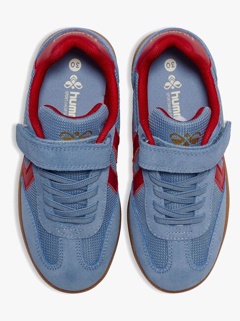 Hummel VM78 Cph Jr Sneaker, Faded Denim/Crimson