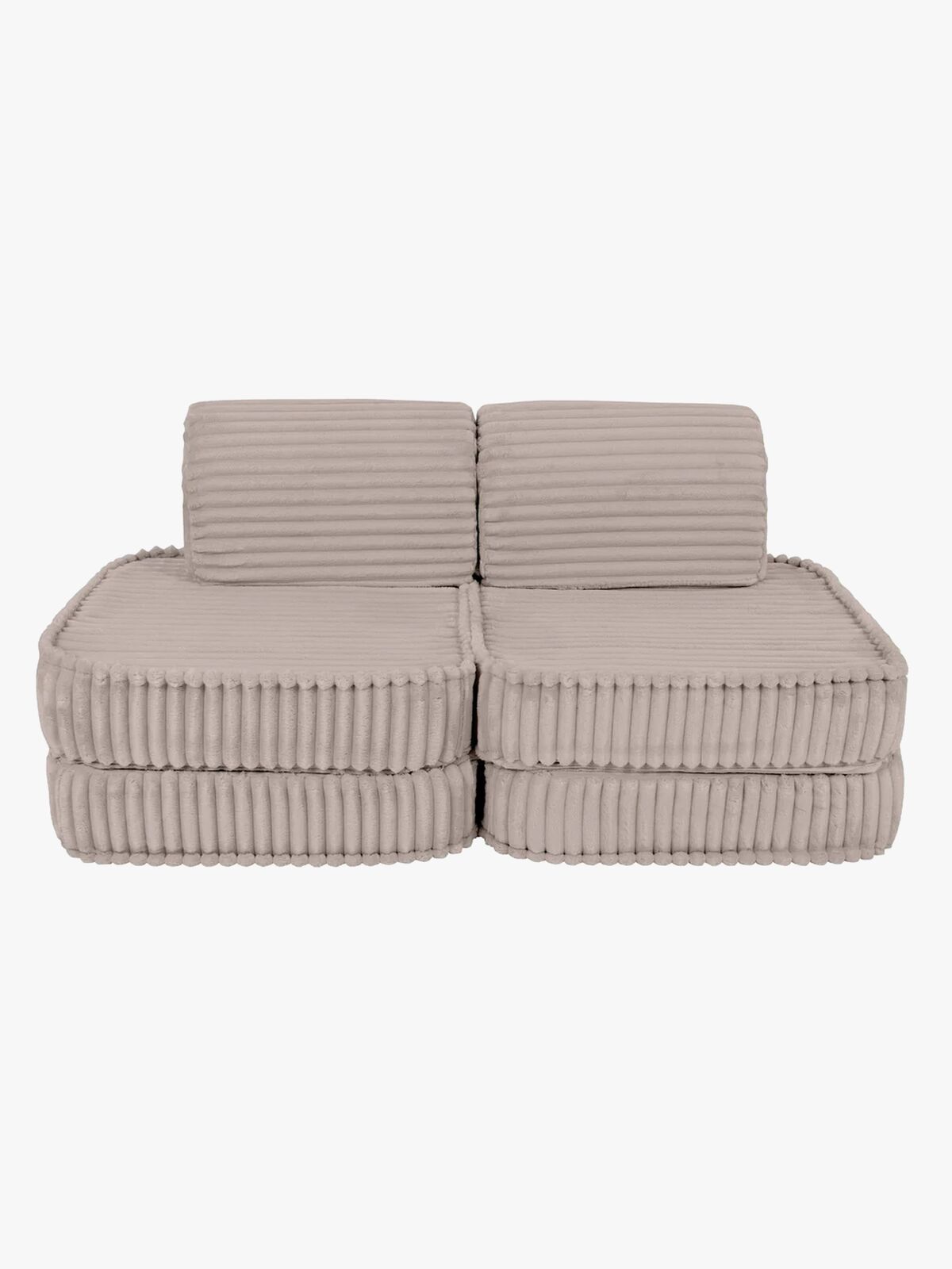 MeowBaby Churros Sofa Basic, Pebble Beige