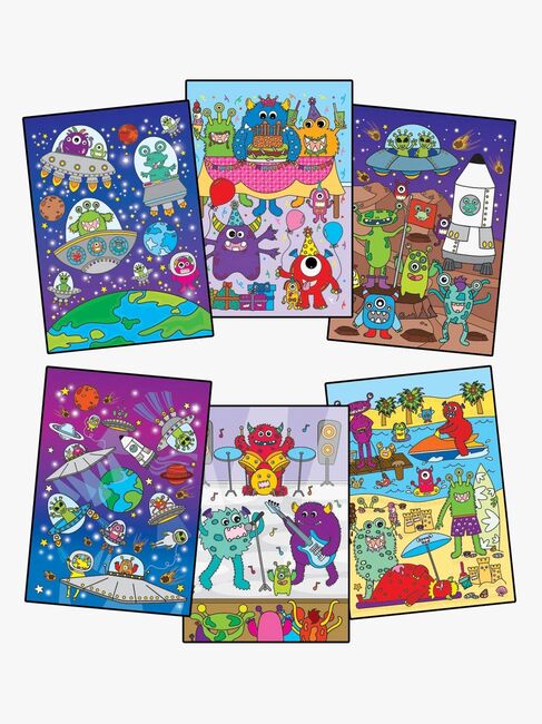 Galt Water Magic Malbuch Monster und Aliens