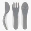 Twistshake Esslernbesteck, Grau