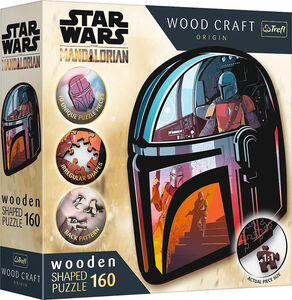 Trefl Wood Craft Origin Star Wars Puzzle The Mandalorian 160 Teile