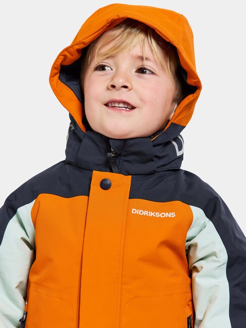 Didriksons Neptun Winterjacke, Orange Jam