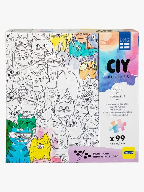 Peliko CIY Puzzle mit Wasserfarben 99 Teile Gemischte Auswahl