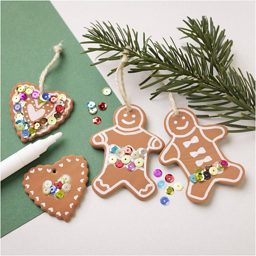 Creativ Company DIY Kreativset Modelliermasse Lebkuchenfiguren