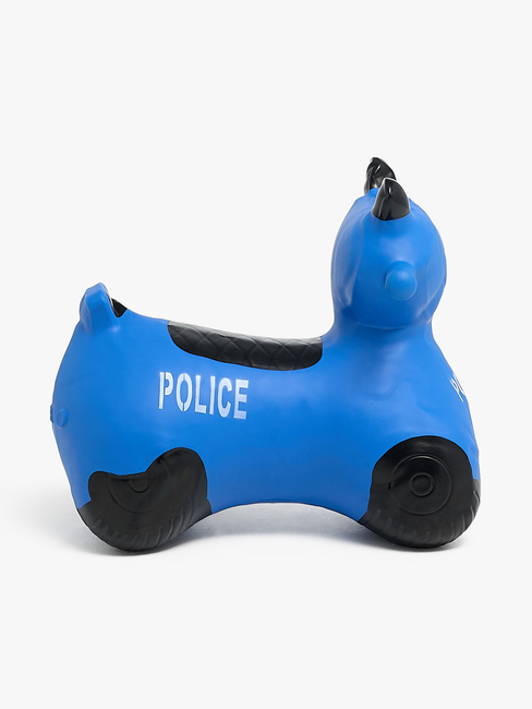 Cloudberry Castle Polizeimotorrad Hüpffahrzeug, Blau