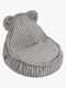 Meowbaby Churros Sitzsack Teddy, Moonstone Grey