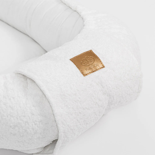 MeowBaby Boucle Babynest, White