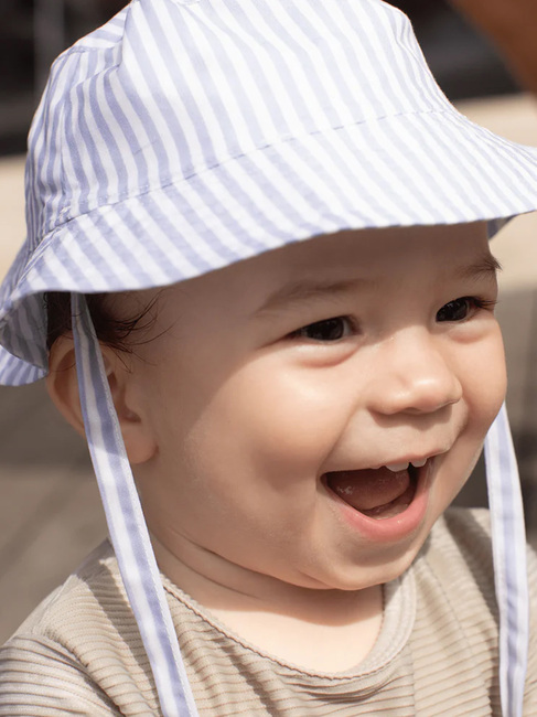 Swim Essentials Sonnenhut, Blue Stripes