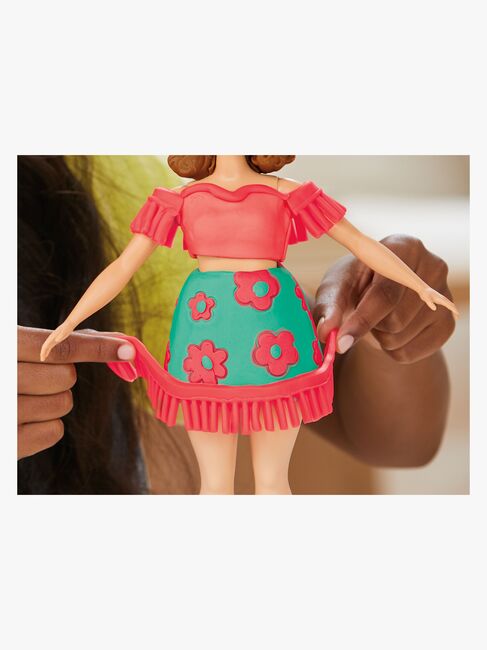 Play-Doh Barbie Knete Blumen und Fransen