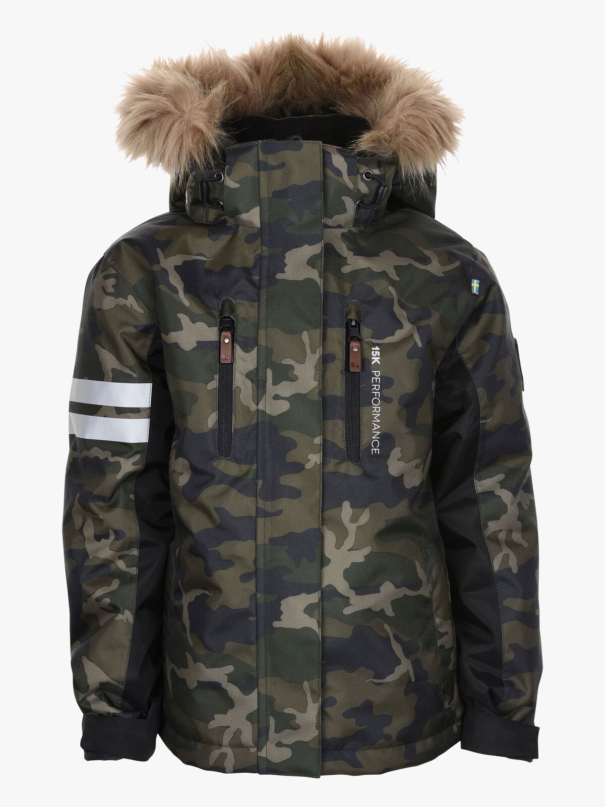 Lindberg Camo Winterjacke, Green