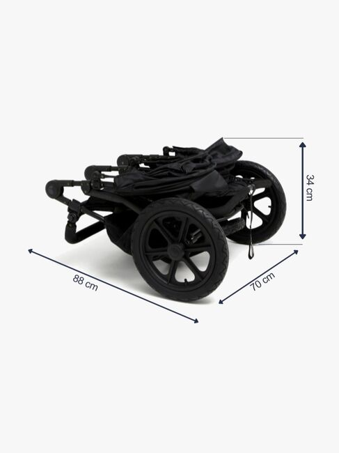 Beemoo Activity Twin Geschwisterwagen, Black