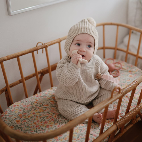 Mushie Lamm Beißspielzeug, Ivory