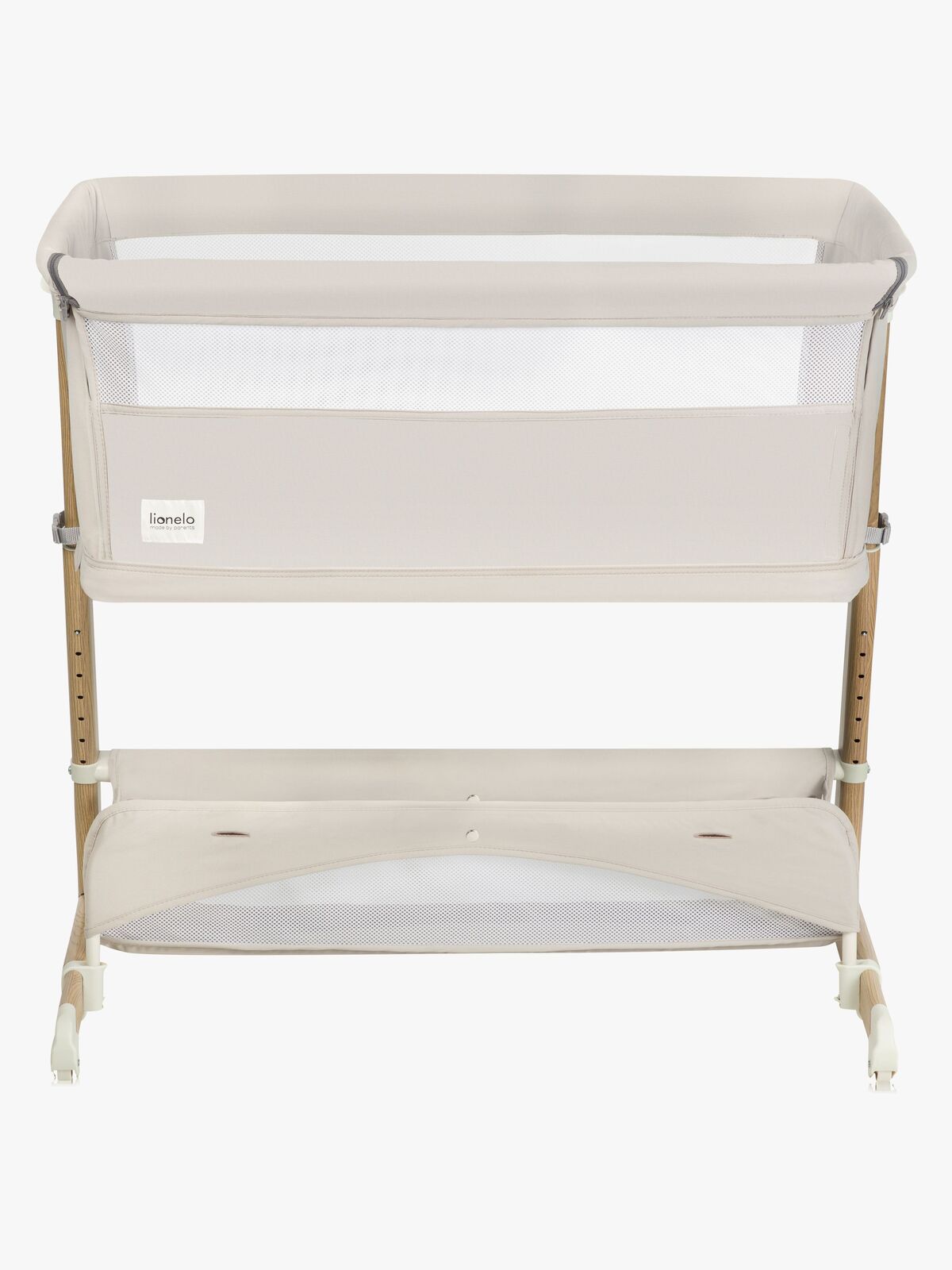Lionelo Thomi Plus 5-in-1 Beistellbett, Beige Sand