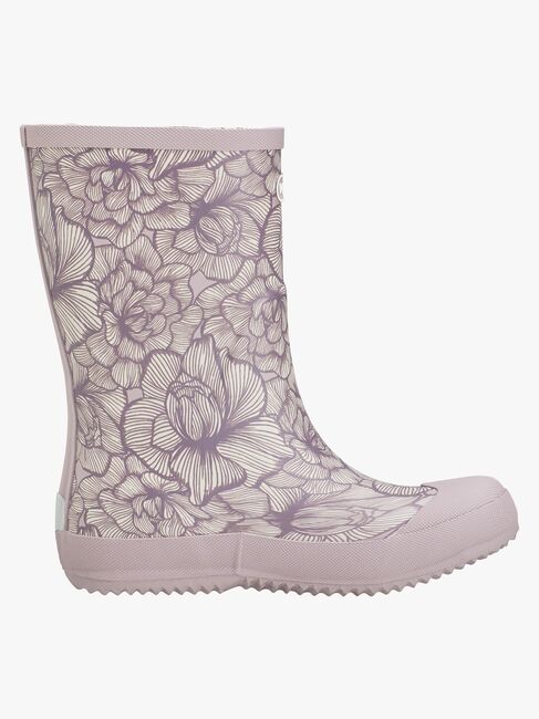 Viking Indie Print Gummistiefel, Dusty Pink/Cream