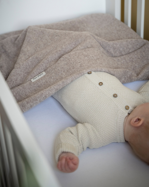 Baby's Only Cot Decke Merinowolle TOG 1, Brushed Sand