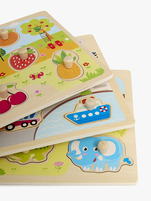 Fippla Knopfpuzzles Sehen & Lernen 3er-Pack