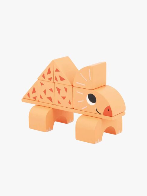 Janod Cubikosaurus Dinosaurier zum Bauen