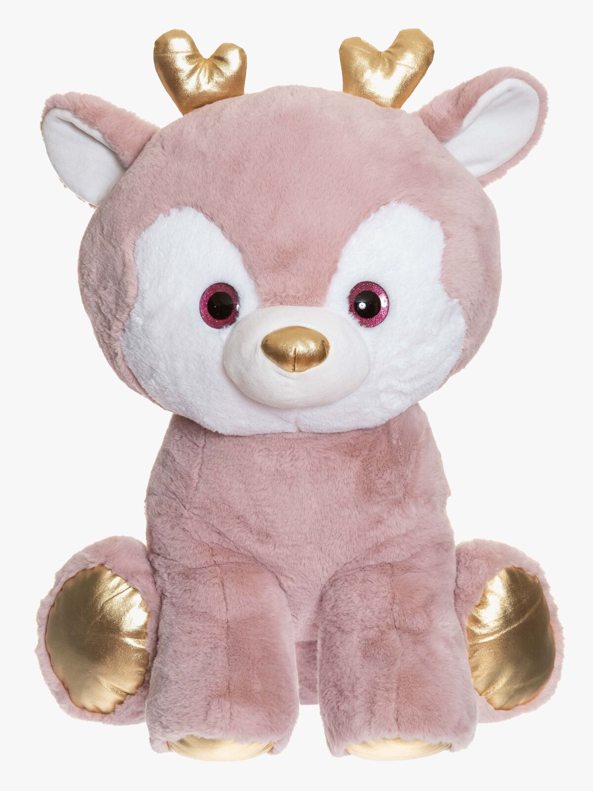 Teddykompaniet Plüschspielzeug 65 cm Reh, Rosa